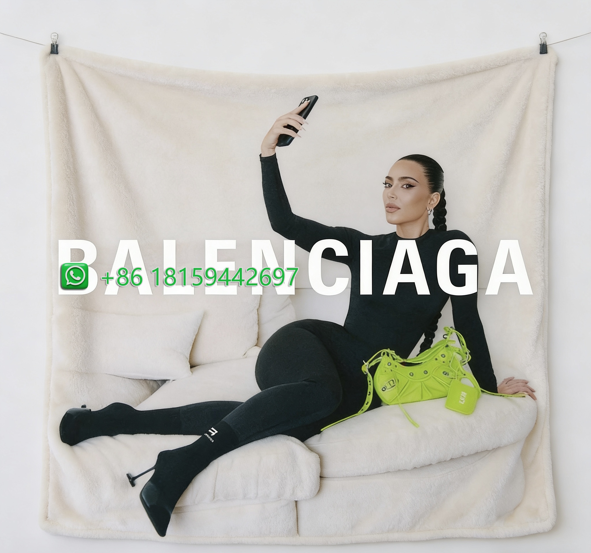 Balenciaga Throw Blankets